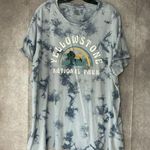 Lane Bryant  Blue Tie Dye Yellowstone National Park Short Sleeve Graphic T 22/24 Photo 0