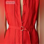 J.Crew  Seamed linen dress with removable belt Photo 1