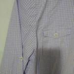 Van Heusen  L Lavender Checked Oxford Top Photo 4
