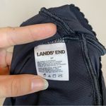 Lands' End LAND’S END NEW Side Tie Wrap Mini Swim Dress Swimsuit Black Sz 8 PETITE Photo 11