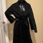 Wool Trench Coat Winter Jacket Parka Bomber Office Coat Wool Jacket Fall Long Jacket Black Photo 6