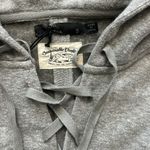 NWT Women fashion hoodies size S Gray Photo 3