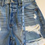 Cello Light Blue Distressed Jean Shorts Photo 4