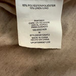 Takara  Size Medium Beige High‎ Low Top Crochet Accent Linen Blend juniors Photo 5