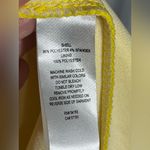 Jessica J Howard Yellow V Neck Dress Crochet Front Stretch Sleeveless A Line 16 Gold Photo 7