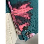Anthropologie Cartonnier Floral Print Blazer Size 6 Green Photo 6