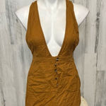 Brown over all dress Brown Size M Photo 0