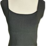 Alice + Olivia Black Square-neck Bodycon Bandage Dress Photo 3