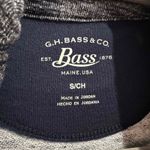 G.H. Bass & Co Grey Long Sleeve Heathered Knit Open Front Moto Cardigan Small Blue Photo 5