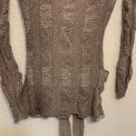 BKE  tan cardigan sweater sz M comfy cozy fall winter preppy business casual Photo 8