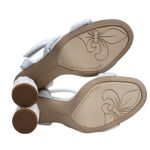 Franco Sarto  Womens 8 Oma Ankle Strap Sandal in White NEW Photo 9