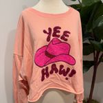 Peach Love California Peach Love | Yeehaw Cropped Sweatshirt Photo 1