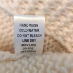 Bibi Heart Sweater Valentines Day Love Women's‎ Open Knit Cardigan Size XL White Photo 7