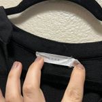 Lush Clothing Lush Tunic Blouse Black 3/4 Roll Tab Sleeves V-Neck Pullover Oversized Size M Photo 4