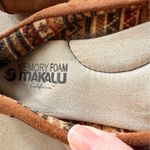 Makalu  Women's Brown Suede Loafers with Bow Photo 1