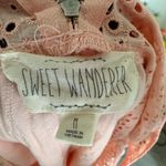 Sweet Wanderer Orange Embellished Tank Top Photo 1