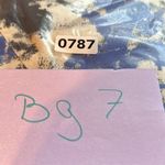 Coldwater Creek  Blue Graphic Print 3/4 Sleeve Jacket Blazer Sz L Photo 6