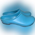 Sloggers Teal Blue Rubber Slip-On Garden Mud Shoes Clogs Mules 7 Photo 1