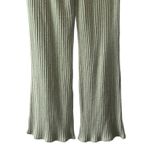 Altar'd State Caitlyn Ribbed Flares Flared Leg Pants Women's Size Medium Green Photo 2