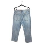 Twelve by Ontwelfth Women's Blue High Waist Distressed Straight Denim Jeans 31 Photo 1