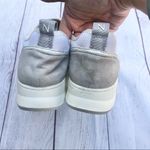 Naturalizer  Gray & White Unison Elastic Lace Leather Fashion Sneaker 9 Photo 5