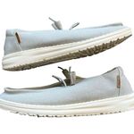 Hey Dude - Wendy Chambray Light Grey Slip On Casual Shoes Sz 7 Photo 0
