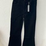 Tractr Corduroy Black High Rise Flare Light Stretch Jeans 12/31 Photo 0