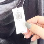 Old Navy Black Jack Velvet One Arm Long Sleeve Soft Top Photo 6