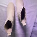 Joie  Cream Ribbed Ankle Booties Photo 5