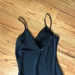 SheIn Black Mini Satin Dress NWT Photo 2