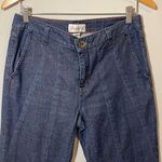 Chadwick's Womens Flare Jeans Mid Rise Dark Wash Cotton Stretch Blue Size 8 Photo 3