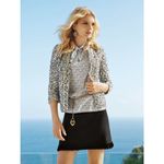 St. John  Couture Amour Embellished Tweed Jacket Size 16 Photo 2