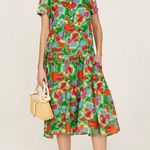 Amanda Uprichard  Multicolor Pierre Midi Dress Size XS $260 Photo 0