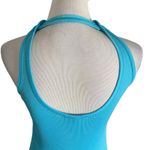 Ralph Lauren Black Label Drop Waist Tank Ruffle Dress Size M Blue Tiered Ribbed Size M Photo 8