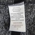 Market & Spruce  Black and Gray Stripe Knit Top Size Medium Black Stripe Top Photo 7