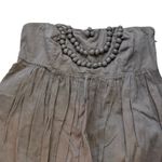 Gap Maternity Womens Brown Strapless Dress Boho Artsy Size S Photo 4