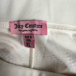 Juicy Couture Size XL  oyster Velour Bling Shorts Cream Photo 2