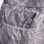 Adidas Own the Run Excite Allover Print AEROREADY Shorts WONDER BEIGE 3" Large Photo 4