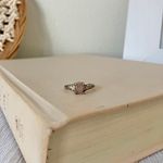 Light Pink Purple Silver Oval Ring “Opaline” Victorian Simple Classic Lavender Jewelry Photo 4