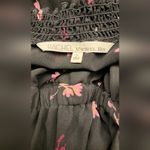 Rachel Roy floral print smocked chiffon Longsleeve elastic Waist mini Dress 2 Pink Photo 6