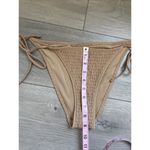 Aerie  Smocked Tie Bikini Bottoms size M Photo 4