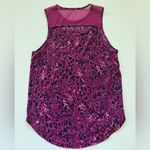 Lululemon athletica Sculpt Tank Top Cheetah Camo Magenta Purple Photo 1