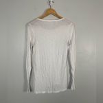 Marine layer  white thin long sleeve size small Photo 4