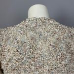 Vintage Gemelli Sweater Neutral Colors Faux Leather Textured Knit‎ Women Retro Tan Photo 10