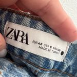 ZARA Womens Baggy Cargo Shorts Y2K 90s Grunge Hip Hop Light Wash Skater 8 NEW Photo 10