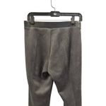 WHBM Faux Charcoal Suede Stretchy Pants‎ Size 4 Polyester Spandex Gray Photo 5