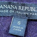 Banana Republic Women’s Size S Purple Wool Cashmere Deep V Neck Cardigan Sweater Photo 1