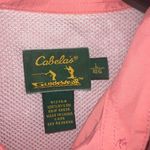 Cabela's  Casual Button Down Shirt Lightweight Womens Size Large Zip Away Photo 1