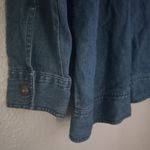 Quacker Factory M Wild Animal Denim Jungle Zoo Embroidered Casual Jacket Blue Size M Photo 7