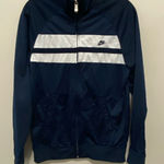 Nike Navy and white vintage jacket/ Sweatshirt/Track Wear Photo 0